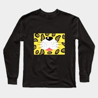 leopard face Long Sleeve T-Shirt